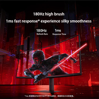 Moniteur de jeu Redmi G34WQ 34 pouces 180 Hz Écran incurvé Protection des yeux Support pivotant réglable Magnétique Version CN