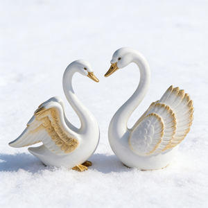 Juego de Figuras de Cisnes para Decoración del Hogar - Product Image 6