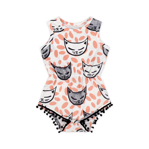 <span class=keywords><strong>Ropa</strong></span> de bebé niña 0-24 meses Floral sin mangas bebé <span class=keywords><strong>vaquera</strong></span> recién nacido mameluco conjunto de mono bebé niña mameluco con diadema - Product Image 3