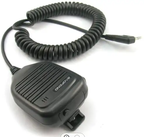 GT-3TP Speaker Mic,Dual Push-To-Talk (Ptt) Speaker Microfoon Voor Baofeng GT-3TP Speaker Mic