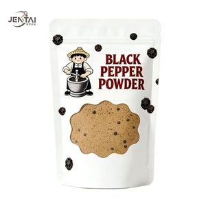 Sachet d'emballage refermable personnalisé Doypack avec fermeture éclair pour épices, poivre noir, poudre de curry, poudre de <span class=keywords><strong>cannelle</strong></span>, avec fenêtre - Product Image 3