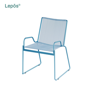 Silla de Jardín Moderna y Duradera con Marco de Acero Inoxidable de Alta Calidad, Silla de Cuerda para Patio, Hotel, Restaurante, Comedor al Aire Libre - Product Image 2