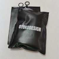 Sac d'emballage personnalisé en pvc PE, sacs en plastique avec fermeture à glissière pour vêtements et t-shirt