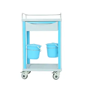 Hospital Hot Sale Luxury Medical Table Beside Cabinet With Wheels And Drawers For Hospital Patient Use