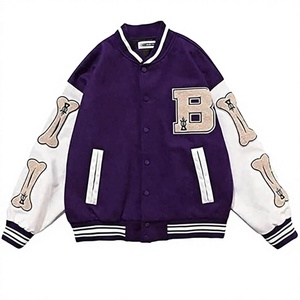 College Team Street wear Modern Men's Varsity Letterman Jacket - Product Image 2