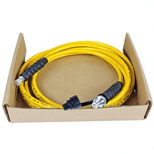 Conjunto de manguera hidráulica de alta presión VHC‑7216 de 700 bar, 16 pies, con conectores para sistema de cilindro hidráulico de acción simple - Product Image 1
