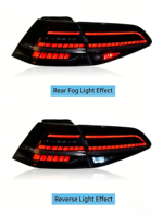 Auto-Zubehör Langlebiges Wasserdichtes LED-Tagfahrlicht für VW Golf 7 7.5 MK7 Roter Stil Plug-and-Play