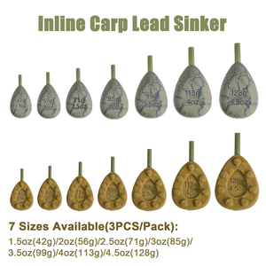 Plombs <span class=keywords><strong>de</strong></span> Pêche à la <span class=keywords><strong>Carpe</strong></span> en <span class=keywords><strong>Ligne</strong></span> Profilés et Texturés Premium – Accessoire pour <span class=keywords><strong>Method</strong></span> <span class=keywords><strong>Feeder</strong></span> et Montages <span class=keywords><strong>Carpe</strong></span> <span class=keywords><strong>de</strong></span> Précision (B01) - Product Image 2