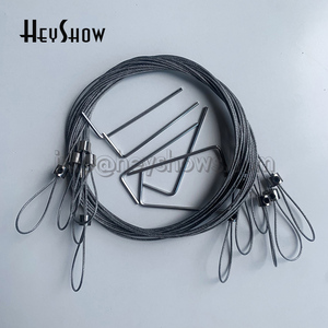 Heyshow bền ABS an ninh hiển thị chống trộm thép không gỉ Tether với kéo dây dây trong nhà/ngoài trời sử dụng - Product Image 4