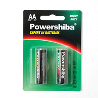 Powershiba R6 1.5V AA UM3 batterie Super robuste Zinc carbone crayon batterie pour jouets télécommandes appareils ménagers