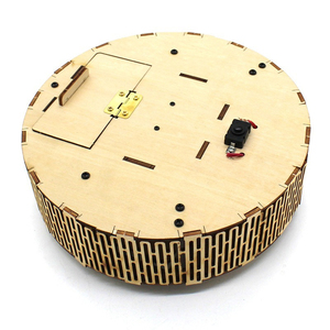 Kit de bricolage scientifique en bois pour enfants OKYN-Y2612 : Robot balayeuse à assembler soi-même - Product Image 2