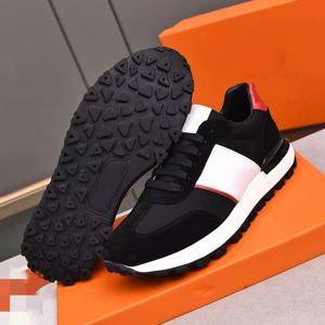 Chaussures pour hommes en cuir véritable de haute qualité, élégantes et robustes, chaussures de sport de luxe pour hommes, chaussures décontractées tendance pour la course et la marche - Product Image 2