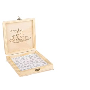 Caja de madera para guardar recuerdos, caja de recuerdos para bebés, caja para colección de artículos de bebé, caja de almacenamiento de madera - Product Image 5