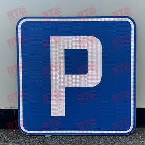 لافتات مواقف السيارات المخصصة من الدرجة الماسية، مواد عاكسة، لافتات تحذير، لافتات شوارع، لافتات عاكسة للسلامة المرورية - Product Image 2