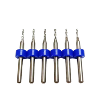 Fraises CNC en carbure revêtues de titane personnalisables de 0,8 à 3,175 mm, fraises à bout de maïs pour machine de fraisage de circuits imprimés, outil de fraisage, ODM et OEM pris en charge