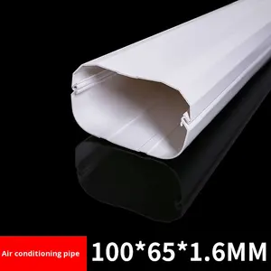 Envío Gratuito, Cubierta Decorativa <span class=keywords><strong>de</strong></span> PVC para Aire Acondicionado, 100*65 cm, Ignífuga, Duradera, para Montaje en Pared, Tubo Recto - Product Image 6