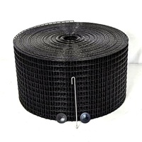 Kit de protection anti-oiseaux pour panneaux solaires en maille soudée PVC noir et vert, filet anti-pigeons