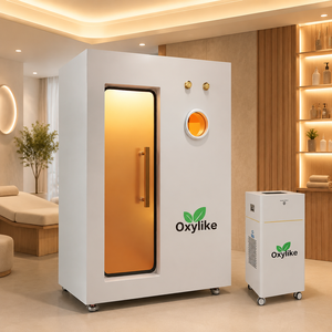 ห้องออกซิเจนความดันสูงแบบแข็งขนาดเล็กสำหรับหนึ่งคน รุ่น Oxylike OLH-1-S2 1.5ATA ปี 2027 สำหรับการฟื้นฟูสมรรถภาพในโรงยิมและการรักษา - Product Image 3