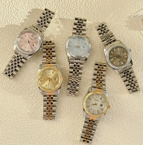 スコッティ 9570b ファクトリーセール ステンレススチール クォーツ腕時計 18mmバンド幅 合金ガラス ポインター レディースウォッチ - Product Image 6