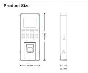 Escáner de Huellas Dactilares Biométrico Independiente EBKN, Sistema de Control de Acceso por Huella Dactilar, Máquina de Control de Asistencia con SDK Gratuito - Product Image 5