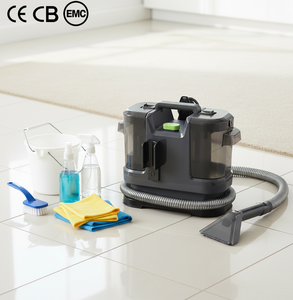 Nettoyeur de tapis et de tissus d'ameublement électrique portatif CE CB, équipement de nettoyage humide et sec, aspirateur de taches - Product Image 3