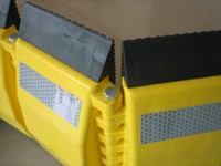 Ralentisseur de circulation pliable en PVC durable LB-SB06, réfléchissant, pour la sécurité routière