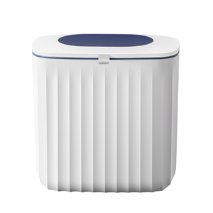 Elpheco 8L Hướng Dẫn Sử Dụng Treo Tường Nhựa Thùng Rác Có Thể Đơn Giản Kín Nắp Hình Chữ Nhật Lưu Trữ Xô Cho Phòng Tắm Trang Trí Tường - Product Image 1