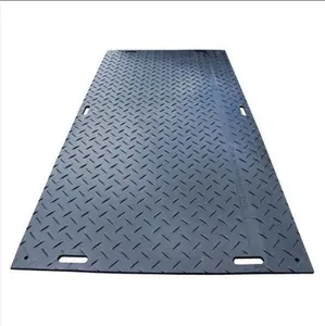 Alfombrillas de suelo HDPE virgen 100% hojas de PE 4*8 alfombrillas de protección de suelo de RV de plástico compuesto