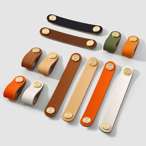 Tocador <span class=keywords><strong>de</strong></span> alta calidad, <span class=keywords><strong>tiradores</strong></span> <span class=keywords><strong>de</strong></span> <span class=keywords><strong>cuero</strong></span>, <span class=keywords><strong>muebles</strong></span>, cajón, cocina, armario, puerta, manijas <span class=keywords><strong>de</strong></span> <span class=keywords><strong>cuero</strong></span> suave - Product Image 2