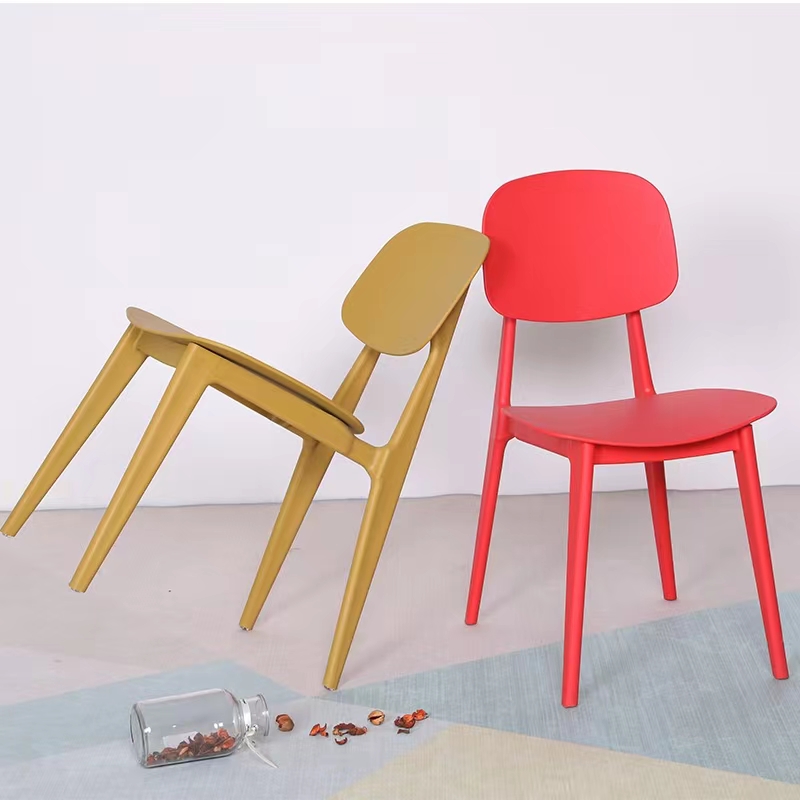 Customized Modern Design Large Backrest Plastic Chairs Wholesale High