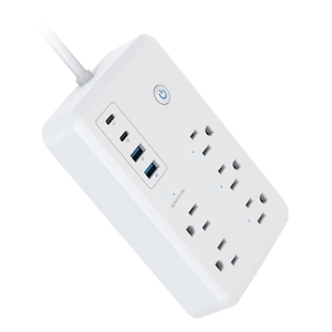 Multiprise intelligente 45W à charge rapide avec ports USB pour <span class=keywords><strong>iPhone</strong></span>, tablette et ordinateur portable (norme américaine) - Product Image 1