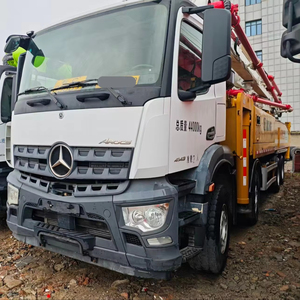 Camión Bomba de Concreto Diésel de 62m de las Mejores Marcas Chinas: Zoomlion/SANY/HOWO/SINO, Benz de 4 Ejes, Putzmeister, Venta en Shanghái 2021 - Product Image 1