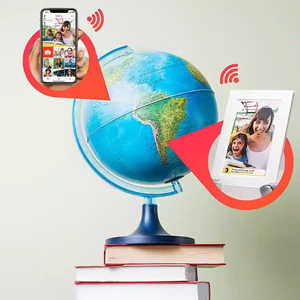 Cadre <span class=keywords><strong>photo</strong></span> numérique WiFi 10,1 pouces, écran tactile IPS 1280 * 800, partage de photos et de vidéos à distance via application - Product Image 2