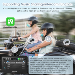 Affichage de <span class=keywords><strong>navigation</strong></span> pour moto Carpuride, sans fil, Moto CarPlay, Android Auto, interphone, double Bluetooth, IP67, W702RS Pro - Product Image 6