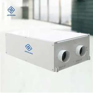 Sistema de ventilación de recuperación de aire fresco para interiores, modelo Flow150-500 m3/h, intercambiador de calor