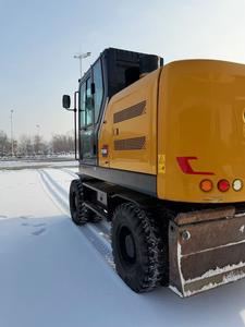 Último Modelo de Excavadora de Ruedas SANY SY155W Usada, Como Nueva, Unidad 2024, Pocas Horas de Trabajo - Product Image 3