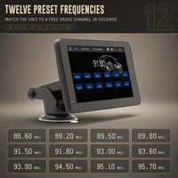 Écran de voiture sans fil CarPlay Android Auto 7 pouces, lecteur MP5 portable, écran tactile 2.5D, Bluetooth 5.0, WiFi, émetteur FM
