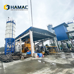 HAMAC HZS90 Stationary Concrete Batching Plant with JS1500 Mixer 90m3/h for Infrastructure - Product Image 5