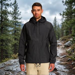 Mens Washed Hooded Bomber <b>Jacket</b> Waterproof Windproof Outdoor Sports Lightweight Casual <b>Zip</b> <b>Up</b> Streetwear Spring Autumn - Product Image 2