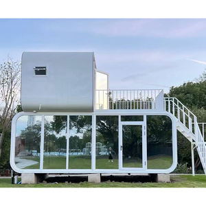 Casa cápsula prefabricada Apple cabin casas prefabricadas más baratas edificio modular de 5 dormitorios casa contenedor - Product Image 2
