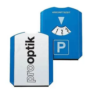 Kunden spezifischer Multifunktions-3-in-1-Parktimer aus Kunststoff, blaue Parkscheibe mit Eiskra tzer