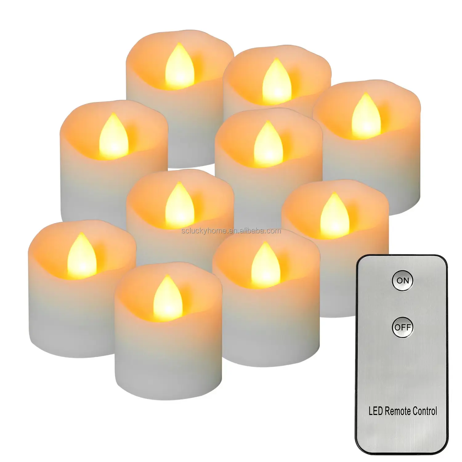 Hot selling Safety Colorful Decorative Mini Plastic Flameless Button Battery LED Tealight Candles For Birthday Party Wedding