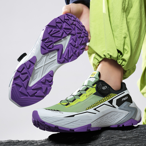 Chaussures de randonnée et de trekking d'extérieur personnalisées de haute qualité, chaussures de course d'extérieur tendance pour jeunes, respirantes et confortables - Product Image 1