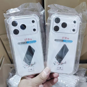 1.5mm trong suốt chống sốc mềm rõ ràng TPU di động điện thoại di động trường hợp đối với <span class=keywords><strong>iPhone</strong></span> 17 không khí 16 15 Pro Max 14 13 12 cho <span class=keywords><strong>Iphone</strong></span> 17 trường hợp - Product Image 1