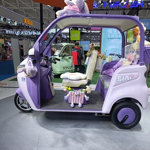 Triciclo Eléctrico de Pasajeros de Tres Ruedas de Alta Calidad, Venta Directa de Fábrica GERY, Carrocería Abierta, Motor de 1000W, Batería >60V, 3 Asientos - Product Image 3