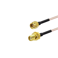 Câble de raccordement ComRF RG400 N/DIN/BNC/TNC/UHF, assemblage coaxial RF pour extension de pigtail de répéteur de signal d'antenne