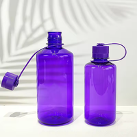 Bouteille d'eau en plastique Tritan écologique de 1000 ml, anti-fuite, avec couvercle à goulot étroit, sans BPA, couleur personnalisable, résistante à l'eau bouillante