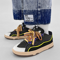 Nouvelles chaussures de skate pour hommes de Brand Factory, chaussures de sport de loisirs élégantes et tendance avec fonction antidérapante pour le printemps et l'hiver