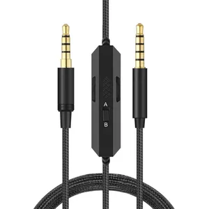 Ofc Gevlochten Vervangende Kabel Verlengsnoer Draad Voor Logitech G433 G233 G Pro X Gaming Headset Met Microfoon Mute Volumeregeling