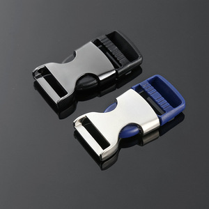 Hebilla deslizante de aleación de zinc, negra y plateada, ajustable para bolsos, accesorios duraderos para bolsos - Product Image 3